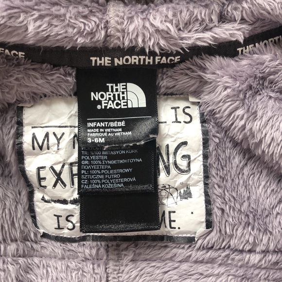 North Face Infant One Piece Fleece Zip - Picture 5 of 5